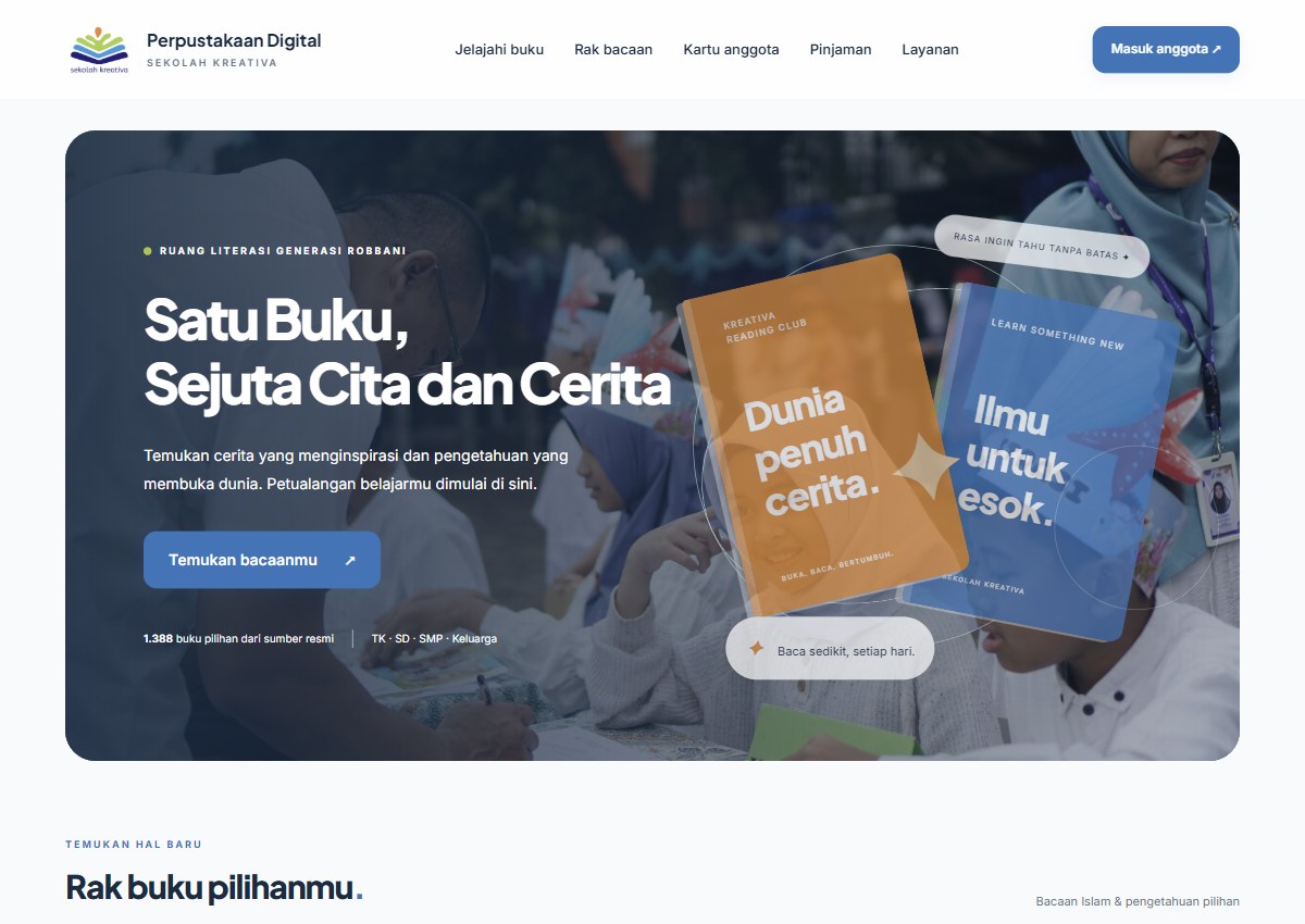 Screenshot Library Kreativa