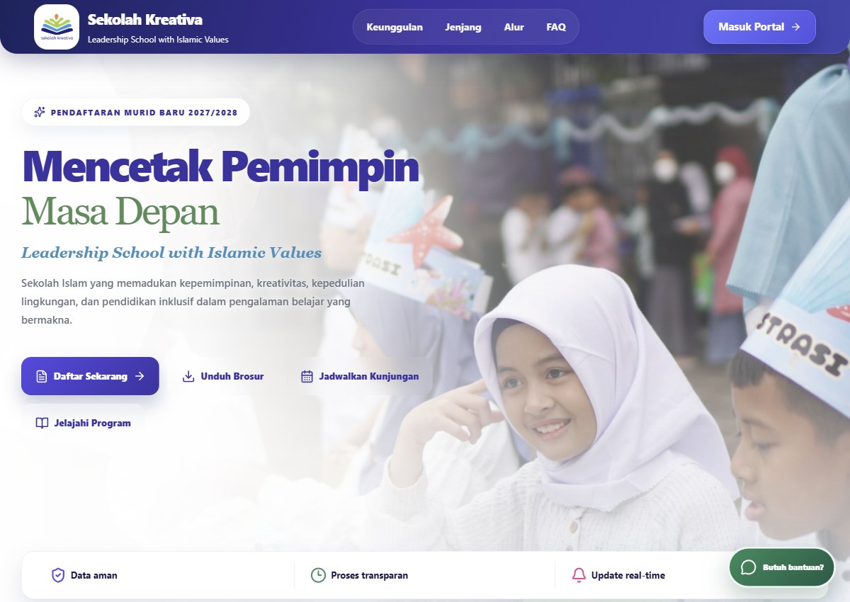 Screenshot SPMB Kreativa